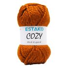 Cozy Thick & Quick Yarn 20% Wool 80% Acrylic Soft Super Bulky Weight #6 Knitt...