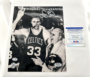 Boston Celtics Larry Bird Autographed Signed 8x10 Picture PSA COA AL78059