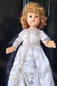 New Listing18” Vintage Effanbee doll Original Wig  Blonde Compo Green Eyes