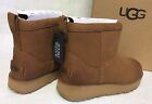 Ugg Australia Classic Mini Leather Waterproof Chestnut Boots 1019641 Women's