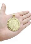 Real 10K Solid Yellow Gold Mexico/Mexican 50 Pesos Custom Men’s Coin Pendent