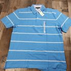 Vintage Tommy Hilfiger Men's Size XL Striped Polo Shirt New With Tags Deadstock