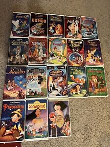 Disney VHS movie Lot of 18 Titles