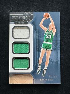 New Listing2018-19 Panini Dominion Larry Bird Reigning 3s GU Jersey Patch 33/75=1/1 Jersey#