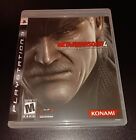 Metal Gear Solid 4 Guns of the Patriots PS3 Playstation 3 Complete MINT