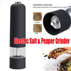 Electric Salt and Pepper Grinders Battery Operated Grinding Spice Mills Set