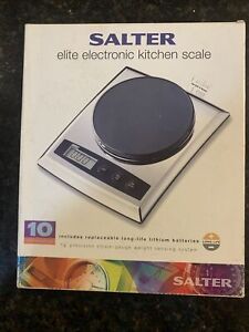 Vintage SALTER elite kitchen Scale model 3001 Tested Batteries Not Included