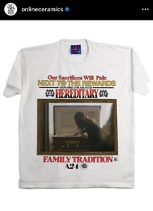 A24 x Online Ceramics NEW LARGE Hereditary Shirt Midsommar The Witch Uncut Gems