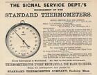 Magazine Ad - 1889 - Standard Thermometer Co., Peabody, MA