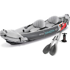 New Listing2 Person Inflatable Kayak and Accessory Kit with 86Inch Oars,Air Pump, and Carry