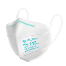 Children's / Small Powecom - KN95 Facemask, White - Multipacks Available