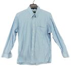 Gitman Bros Master Vintage Blue White Stripe Cotton Oxford Shirt Made in USA