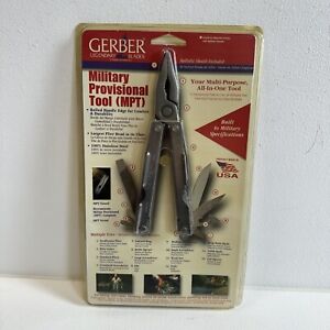 Vintage Gerber MPT Military Provisional Tool Folding Multi Tool with Sheath NOS