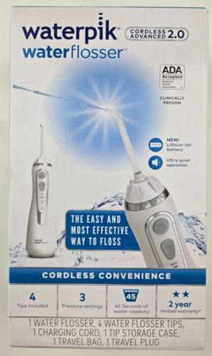 Waterpik Cordless Advanced Water Flosser For Teeth, Gums, Braces,