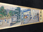 Qing Dynasty Old Chinese Long Scroll painting “Dream of Red Mansions ”By Sunwen