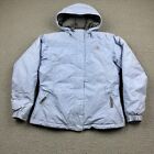 The North Face Triclimate Jacket Womens Large Blue Hyvent Ski Coat Puffer Winter