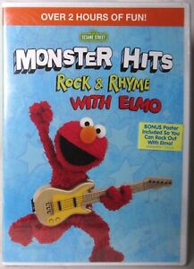 SESAME STREET: Monster Hits - Rock & Rhyme with Elmo DVD >NEW<