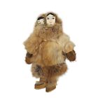 Alaska Yupik Inuit Handmade Fur Leather Bone Face Doll 10
