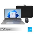 Gateway 15.6 Ultra Slim Notebook with Carrying Case & Wireless Mouse 128 GB 