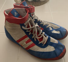 Adidas Mens Red White Blue Wrestling Shoes Size 11 APE 779 ART G96427 Rare!