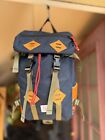 Topo Designs Klettersack, Blue Cordura With Horween Leather 25 Liter USA Made