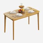NEW Dining Table, 47“ Malaysian Oak Kitchen Table, Farmhouse Wood Dining Table