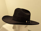 Vintage J.B. Dillon Hat 4X XXXX Black Cowboy Western Size 7 3/8  59 Made In USA