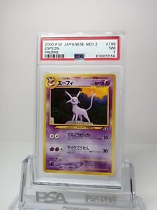 PSA7 Pokemon Card Espeon Neo Discovery Promo #196 JAPAN 2000