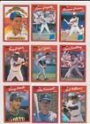 1990 Donruss Baseball NM you pick base stars RC rookie inserts Hall of Famer's