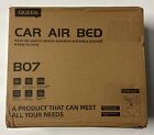 Quees, Car Air Bed, B07, Black, Wavy Grain With Small Side Board