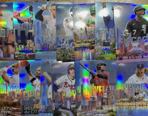 2022 Topps Chrome Heart of the City Refractor Insert You Pick Complete Your Set