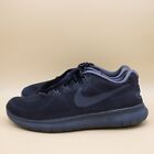 Nike Free RN 2017 Anthracite Black Running Shoes Women's Size 7.5