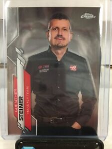 2020 Topps Chrome Formula 1 F1 Guenther Steiner F1 Crew Member #93 Haas F1 Team