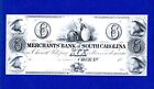 1800's $6 Bank of SOUTH CAROLINA NOTE Cheraw RARE NOTE UNC