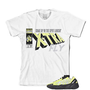 Tee to match Adidas Yeezy 700 Phosphor Sneakers. X-Tra Fly Tee
