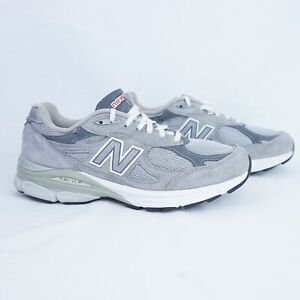 New Balance 990v3 (W990GL3) Athletic Sneakers in Grey - Women's Size 8.5