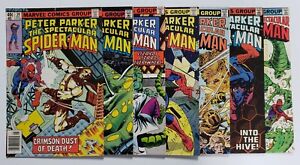 1979 Marvel Peter Parker Spectacular Spider-Man Mixed Lot 30 31 34 35 36 37 39