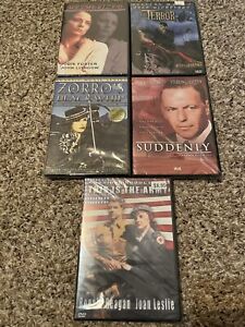 Lot of Five (5) Classic Movies Sealed DVD 60s 70s Sinatra Reagan Foster Drama