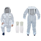 3 Layer Bee Suit, Apiarist Ultra Ventilated Beekeeping Suit for Men & Women, Bee