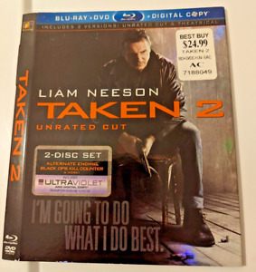 NEW - Taken 2 [Blu-Ray, DVD, Unrated] Slipcover *ONLY*