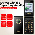 M3 4G GSM Old Men Flip Cell Phone Big Push Button Dual Sim loudspeak MobilePhone