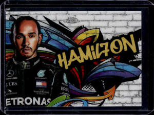 2020 Topps Chrome Formula 1 Lewis Hamilton Track Tags Hamil7on Insert #TT-1