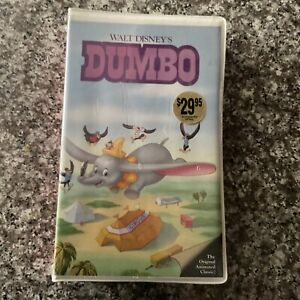 Dumbo, VHS Black Diamond, Pink Spine & Back . New And Sealed.
