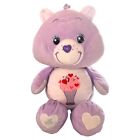 New ListingCare Bear Share Bear 25th Anniversary Milkshake Plush Stuffed Toy 2007 Heart 22”