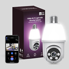 360° 1080P Light Bulb Wireless Security Camera, Indoor/Outdoor Surveillance, AI