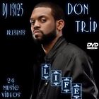 Don Trip MUSIC VIDEOS HIP HOP RAP DVD