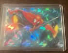 Vintage 1992 Spider-Man P-12 30th Anniversary Prism Card - Moving On