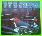 1959 CADILLAC DLX 28-pg COLOR CATALOG Brochure BIARRITZ CONVERTIBLE Limo XLNT+++