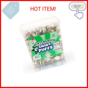Red Bird Soft Wintergreen Puffs, Mints Individually Wrapped, Gluten Free, Kosher