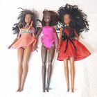 New Listing🔥 Barbie Doll Lot Of 3 Black African American Party Fashion Dress Skirt